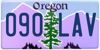 OR license plate 090LAV