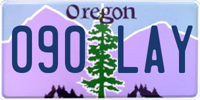 OR license plate 090LAY