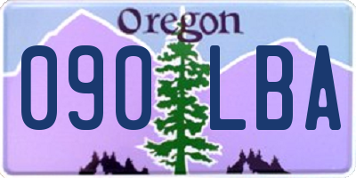 OR license plate 090LBA