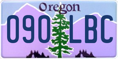 OR license plate 090LBC