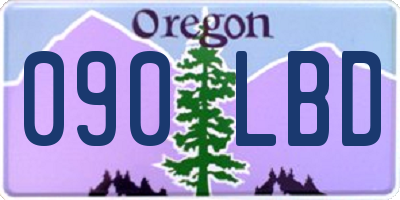 OR license plate 090LBD