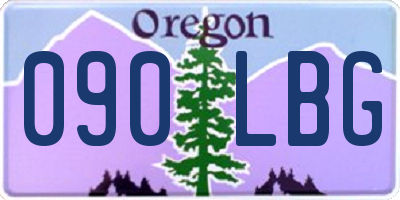 OR license plate 090LBG