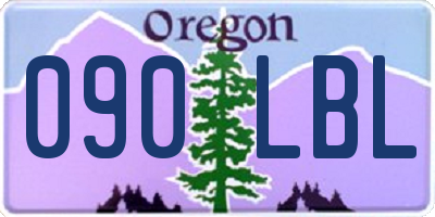 OR license plate 090LBL