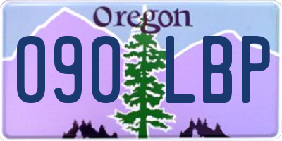 OR license plate 090LBP