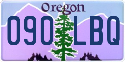 OR license plate 090LBQ