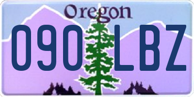 OR license plate 090LBZ