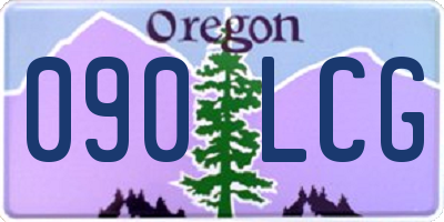 OR license plate 090LCG