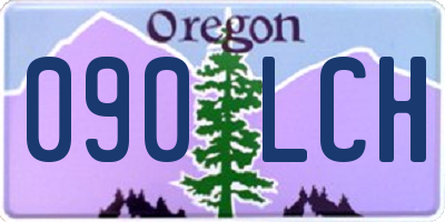 OR license plate 090LCH