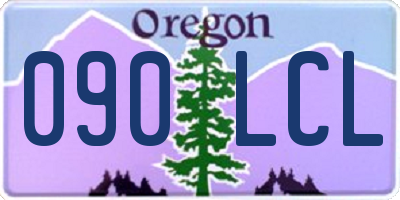 OR license plate 090LCL