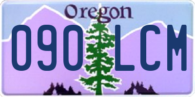 OR license plate 090LCM