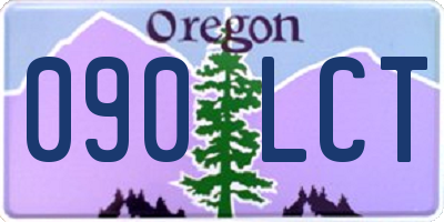 OR license plate 090LCT
