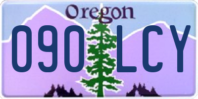 OR license plate 090LCY