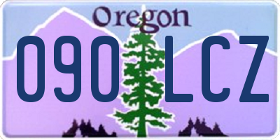 OR license plate 090LCZ