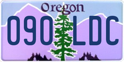 OR license plate 090LDC