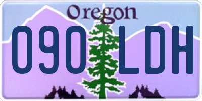 OR license plate 090LDH