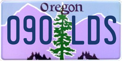 OR license plate 090LDS