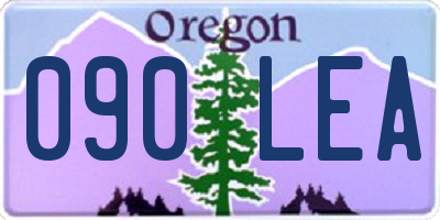 OR license plate 090LEA