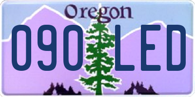 OR license plate 090LED