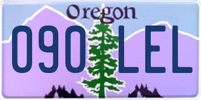 OR license plate 090LEL