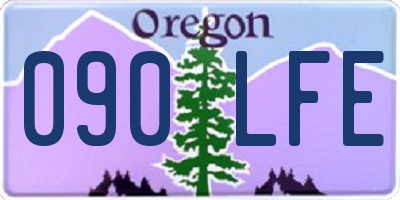 OR license plate 090LFE