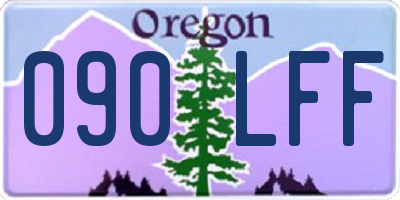 OR license plate 090LFF