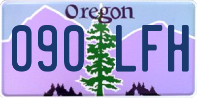 OR license plate 090LFH