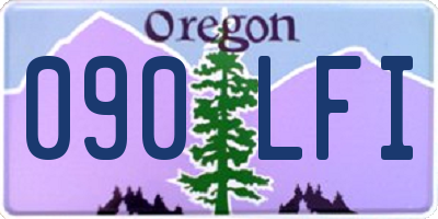 OR license plate 090LFI