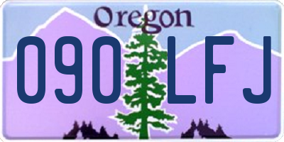 OR license plate 090LFJ