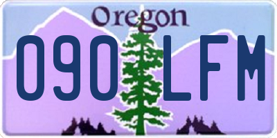 OR license plate 090LFM