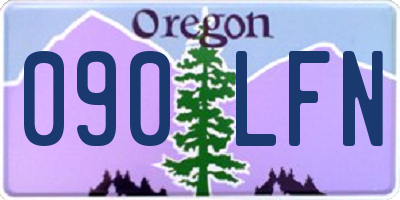 OR license plate 090LFN