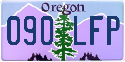OR license plate 090LFP