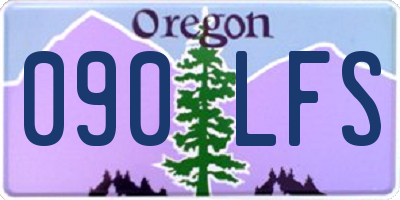 OR license plate 090LFS