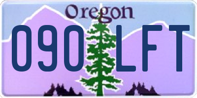 OR license plate 090LFT