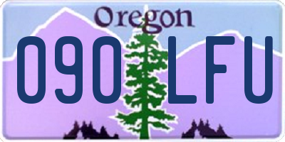 OR license plate 090LFU