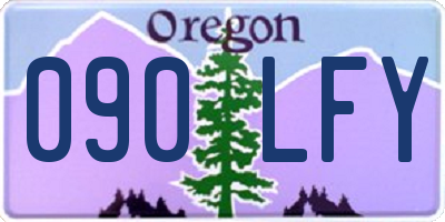 OR license plate 090LFY