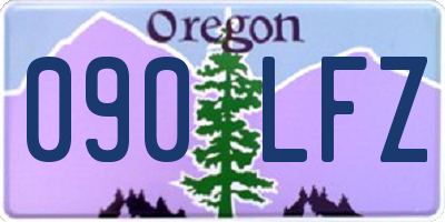 OR license plate 090LFZ