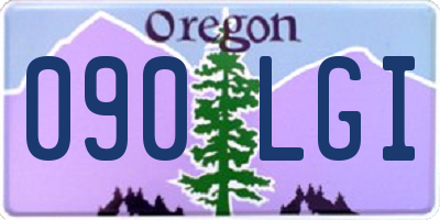 OR license plate 090LGI
