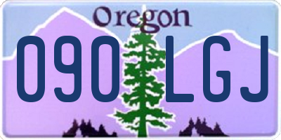 OR license plate 090LGJ