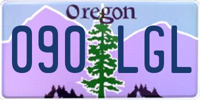 OR license plate 090LGL