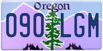OR license plate 090LGM