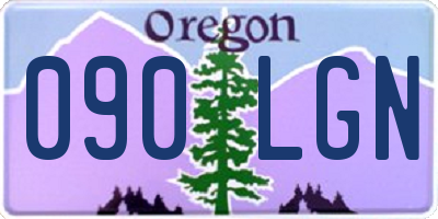 OR license plate 090LGN