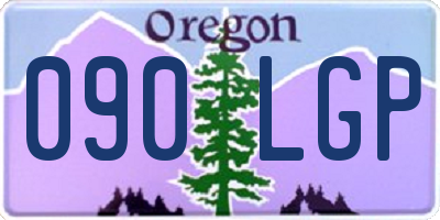 OR license plate 090LGP