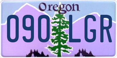 OR license plate 090LGR
