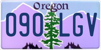 OR license plate 090LGV