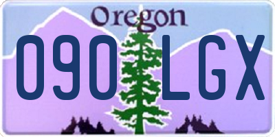OR license plate 090LGX