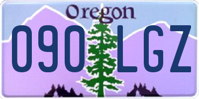 OR license plate 090LGZ