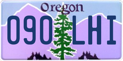 OR license plate 090LHI