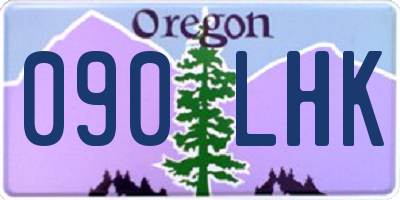 OR license plate 090LHK