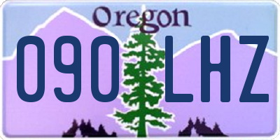OR license plate 090LHZ