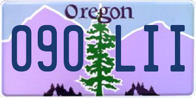 OR license plate 090LII